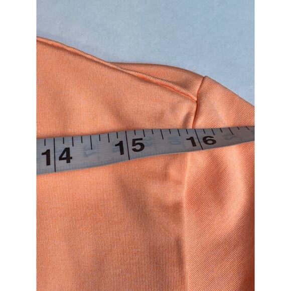 Trr Women's Orange Long Sleeve Polo Golf Shirt Size X-Large - Picture 5 of 7